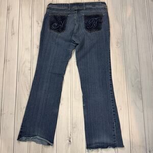 Apple Bottoms Jeans Size 11/12 Low Rise Bootcut Y2K Streetwear Denim